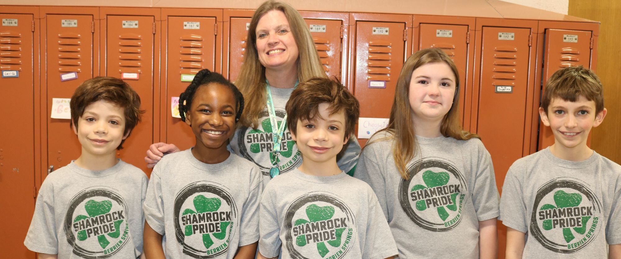 Sylvester Elementary show their Shamrock Pride
